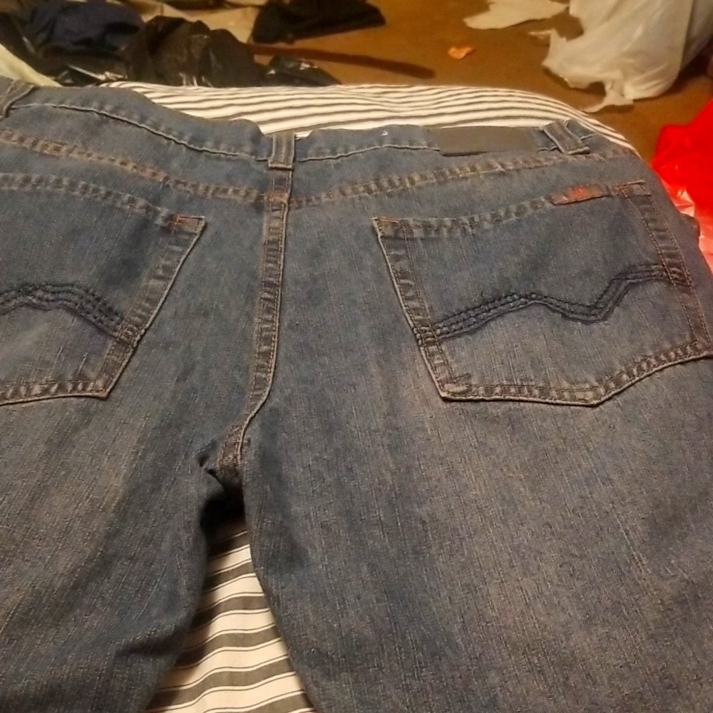 SWISS CROSS DENIM JEANS SIZE 38W X 32L 80%COTTON 20%POLYESTER LOOK BRAND NEW